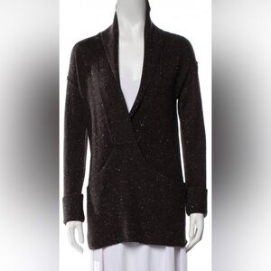 Kokun shawl neck cashmere sweater. Size medium.